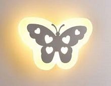 Светильник светодиодный Мелодия Света Бабочка 6036-26W Белый картинка 